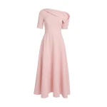 Safiyaa Melinda Midi Dress In Lychee