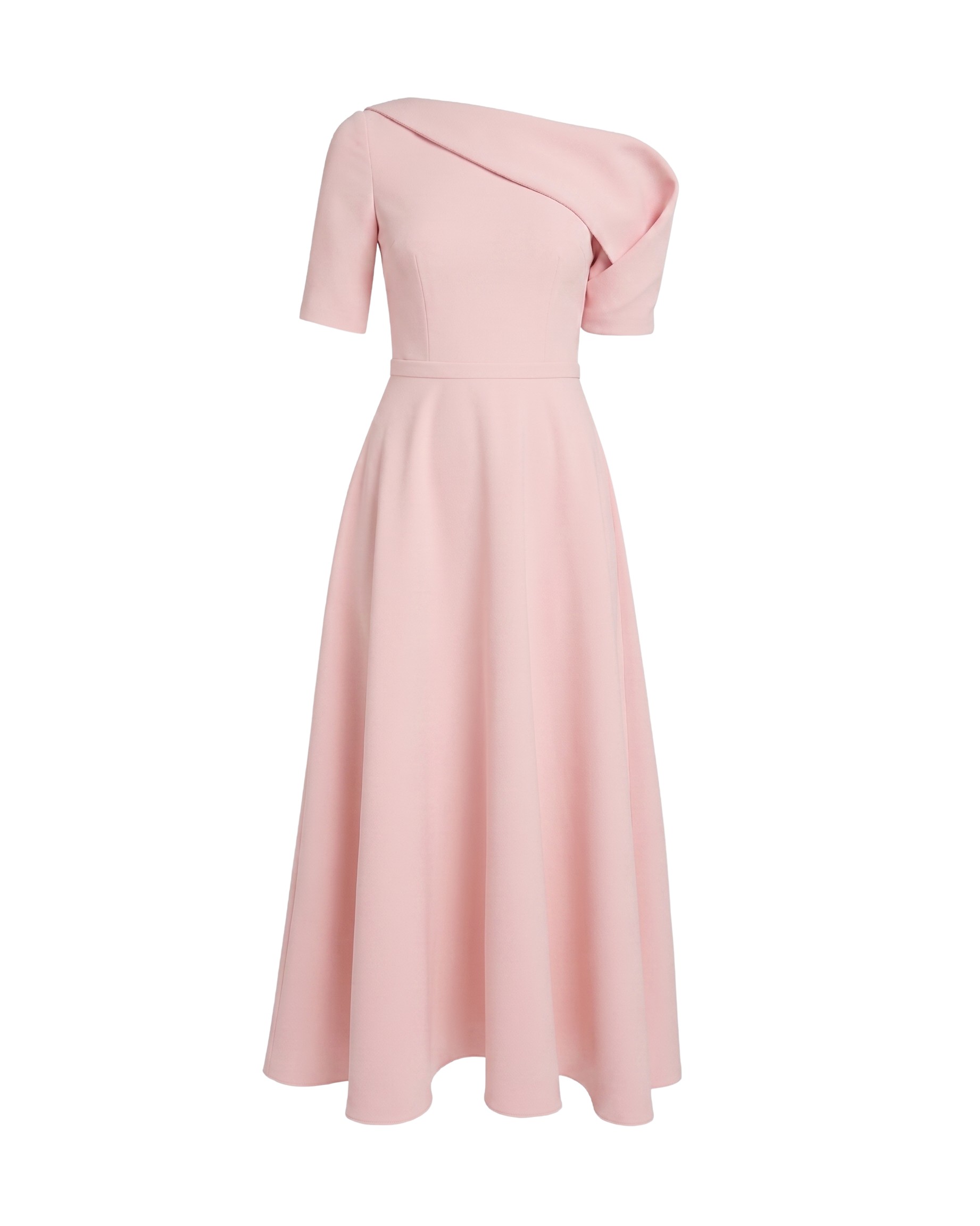 Safiyaa-Melinda-Midi-Dress-In-Lychee-Coveti84840_nobg Safiyaa Melinda Midi Dress In Lychee - - Demi-Couture Evening Wear at Luxury Shoes