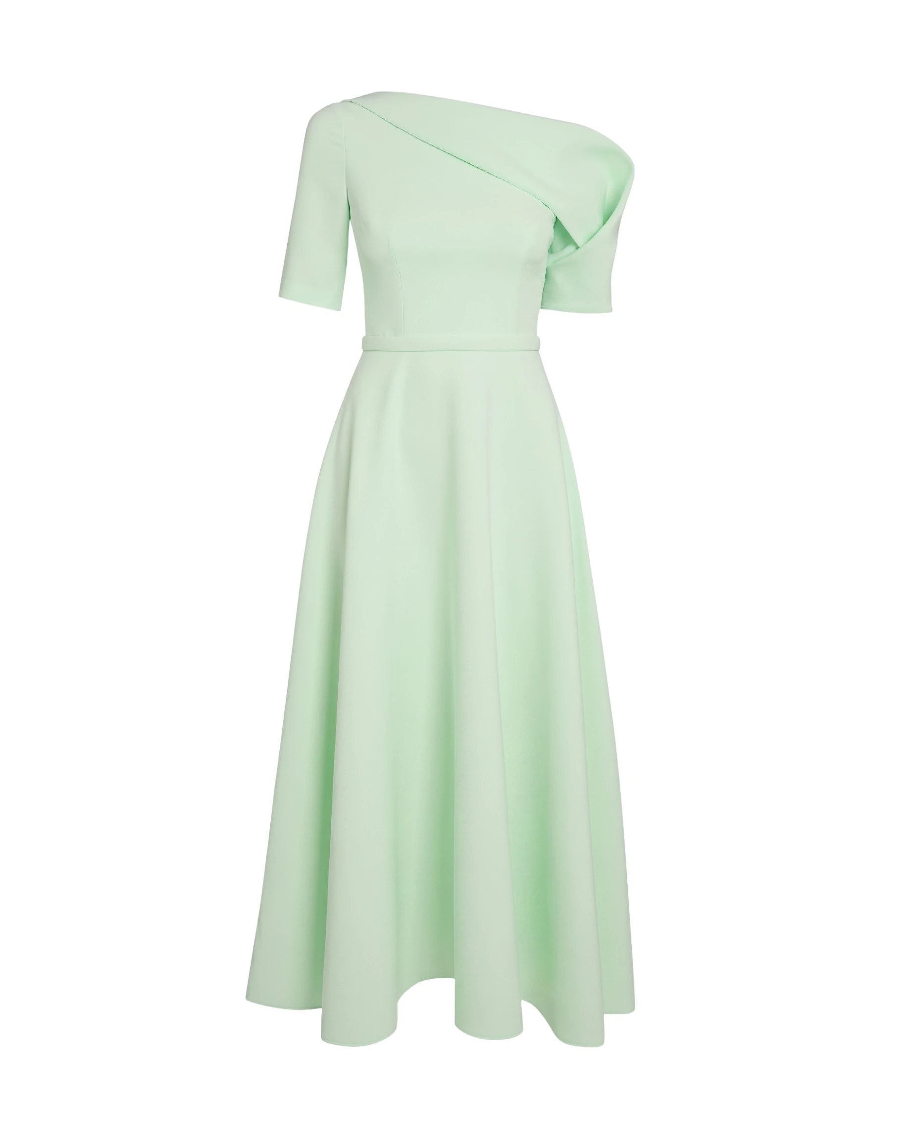 Safiyaa-Melinda-Midi-Dress-In-Sea-Glass-Coveti42251_nobg Safiyaa Melinda Midi Dress In Sea Glass