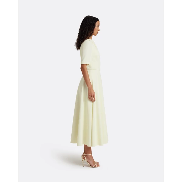 Safiyaa Melinda Midi Dress In Sorbet -  - Demi-Couture Evening Wear at Luxury Shoes 