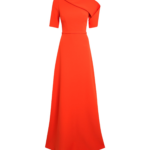 Safiyaa Stephanie Long Dress In Apple Red -  - Demi-Couture Evening Wear at Luxury Shoes 