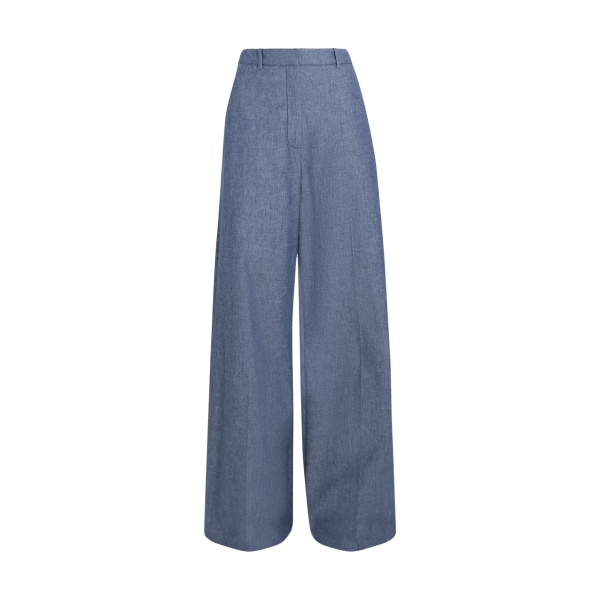 Safiyaa Touca Trouser In Blue Blend -  - Demi-Couture Evening Wear at Luxury Shoes 