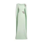 Safiyaa-Yuna-Long-Dress-In-Sea-Glass-With-Silver-Coveti15741_nobg Safiyaa Yuna Long Dress In Sea Glass With Silver