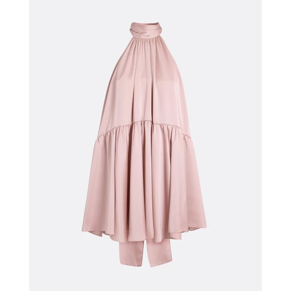 Safiyaa Zeila Mini Dress In Ballet Pink -  - Demi-Couture Evening Wear at Luxury Shoes 