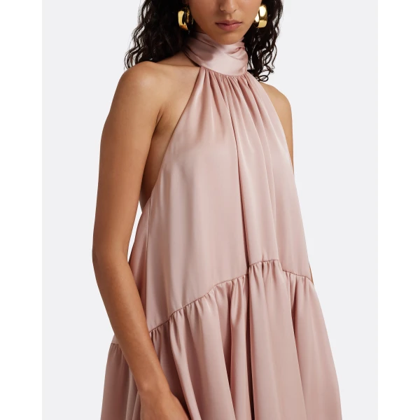 Safiyaa Zeila Mini Dress In Ballet Pink -  - Demi-Couture Evening Wear at Luxury Shoes 