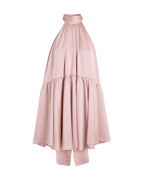 Safiyaa Zeila Mini Dress In Ballet Pink -  - Demi-Couture Evening Wear at Luxury Shoes 