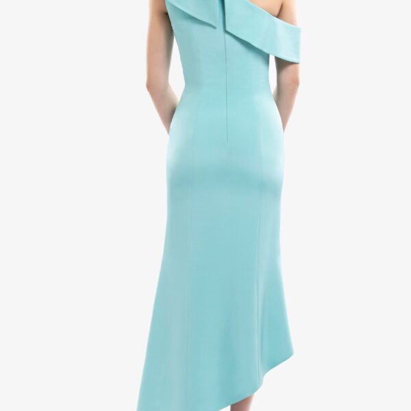 Saiid Kobeisy Asymmetrical Midi Dress, view 3