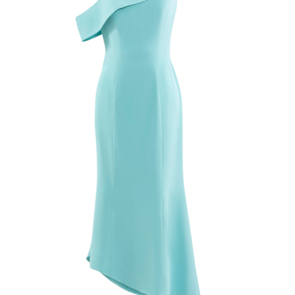 Saiid Kobeisy Asymmetrical Midi Dress