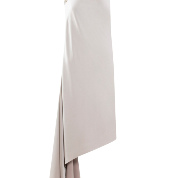 Saiid Kobeisy Asymmetrical One-Shoulder Embellished Dress
