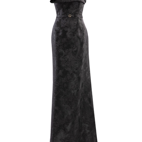Saiid Kobeisy Brocade Long Fitted Dress