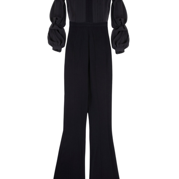 Saiid Kobeisy Crepe Jumpsuit