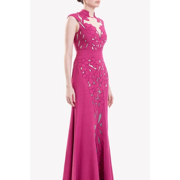 Cut-Out Linen Dress - Image 6