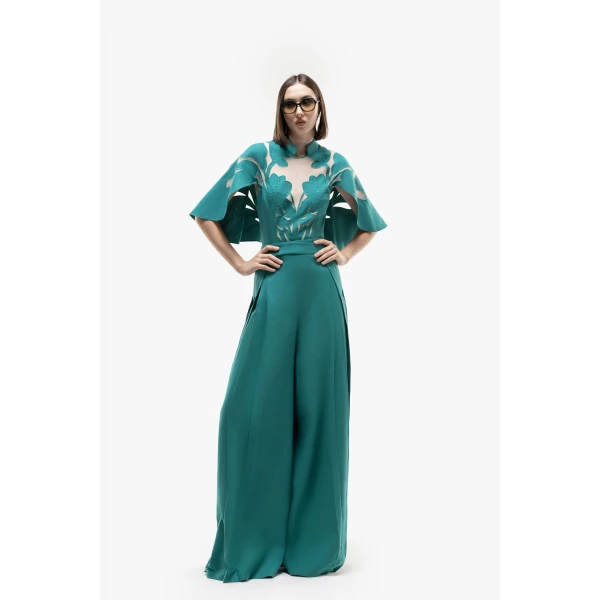 Cut-Out Linen Jumpsuit - Image 5