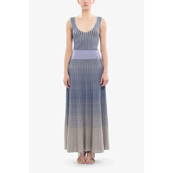Degrade Knitwear Dress - Image 5