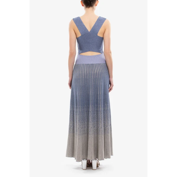 Degrade Knitwear Dress - Image 6