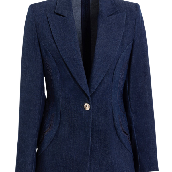 Saiid Kobeisy Denim Tailored Jacket
