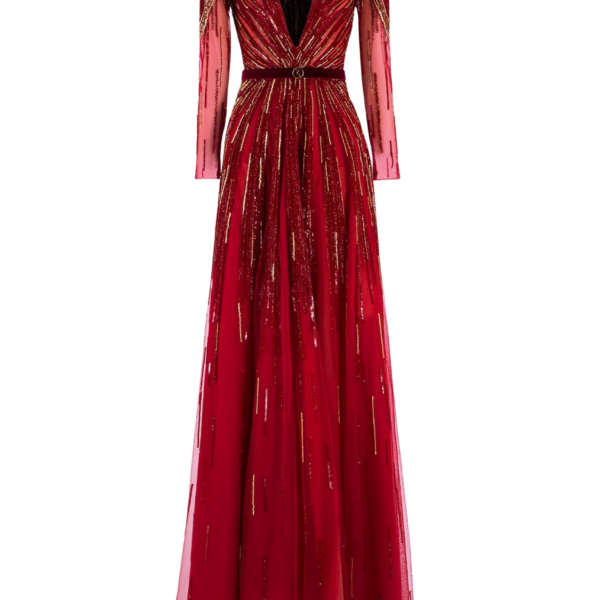 Saiid Kobeisy Embroidered Dress