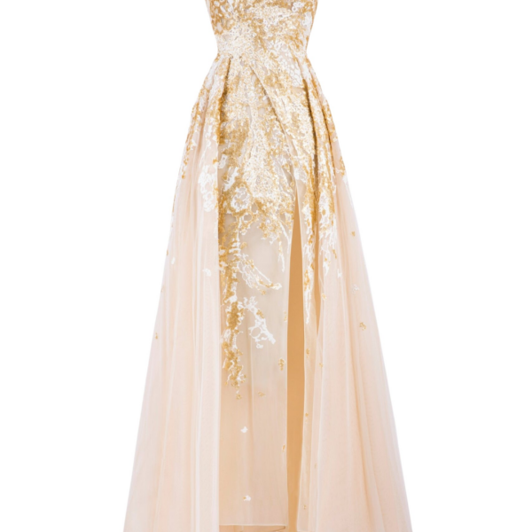 Saiid Kobeisy Embroidered Dress