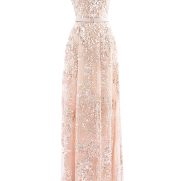 Saiid Kobeisy Embroidered Long Dress
