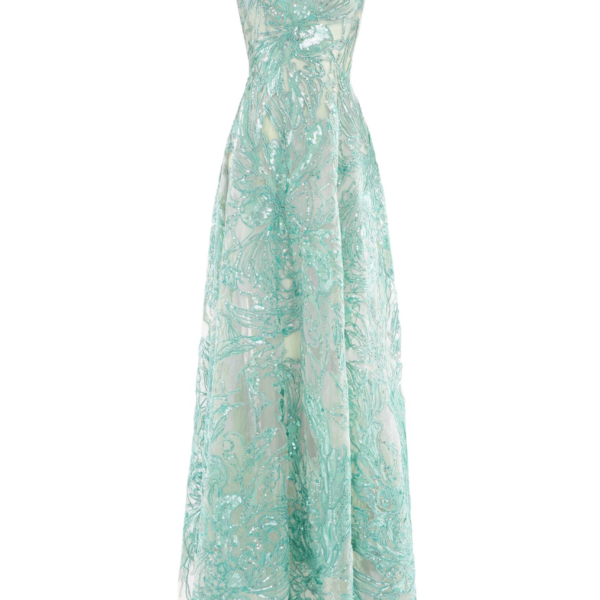 Saiid Kobeisy Embroidered Long Dress