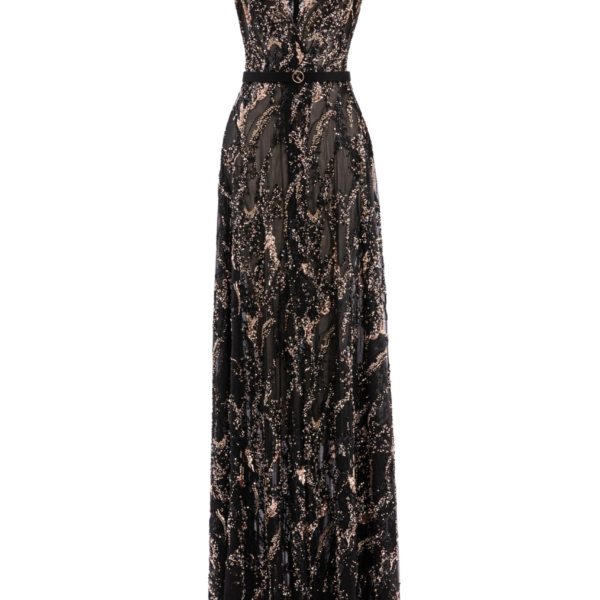 Saiid Kobeisy Embroidered Long Dress