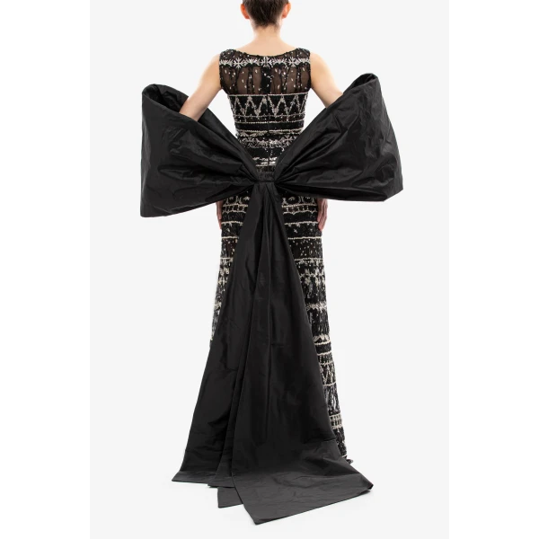 Embroidered Long Dress - Image 6