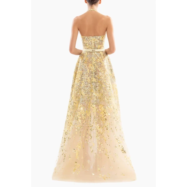 Embroidered Long Dress - Image 6