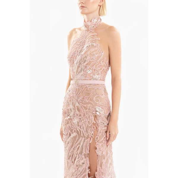 Embroidered Long Dress - Image 6
