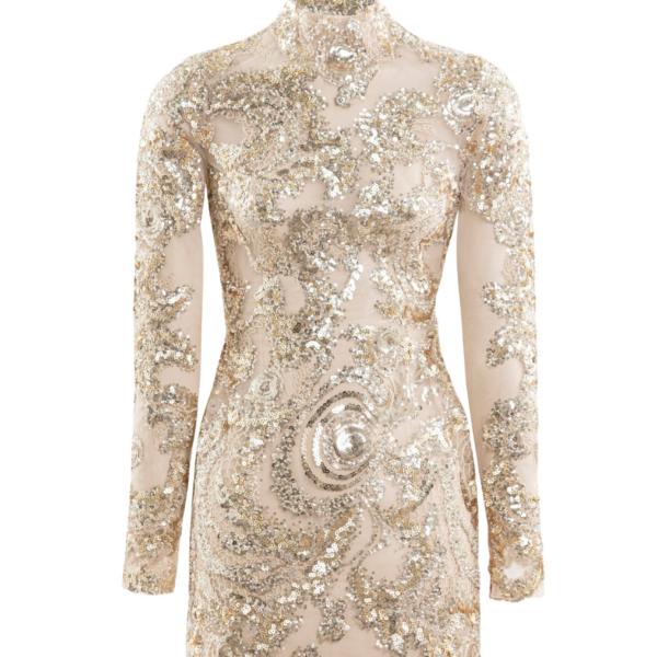 Saiid Kobeisy Embroidered Mini Dress