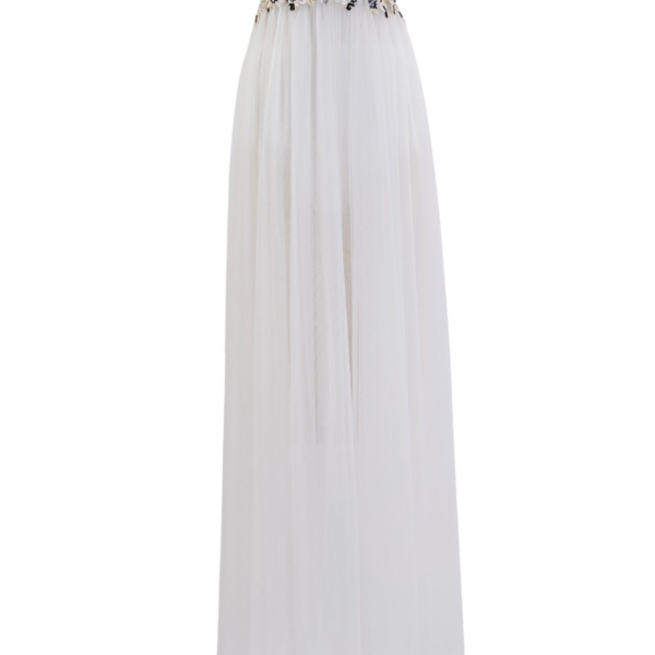 Saiid Kobeisy Embroidered Tulle Dress