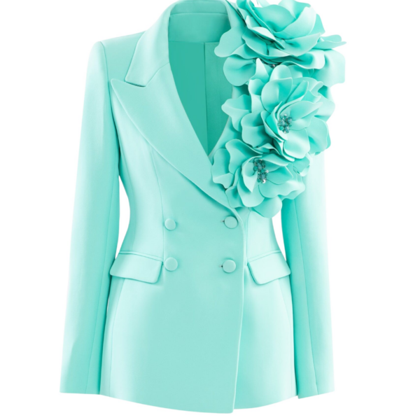 Saiid Kobeisy Floral Tailored Jacket