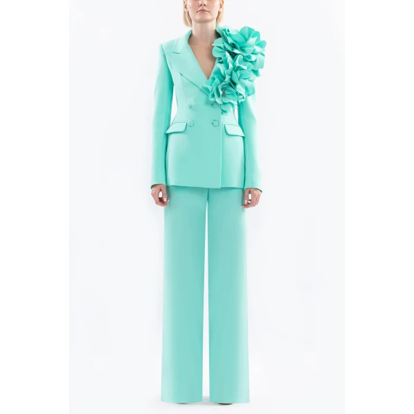 Floral Tailored Pants - Image 5