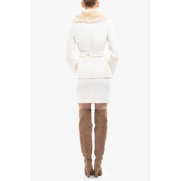 Fur-Lapel Tailored Jacket - Image 6