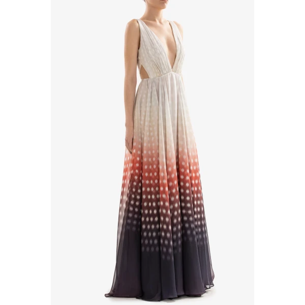 Gradient Printed Dress - Image 6