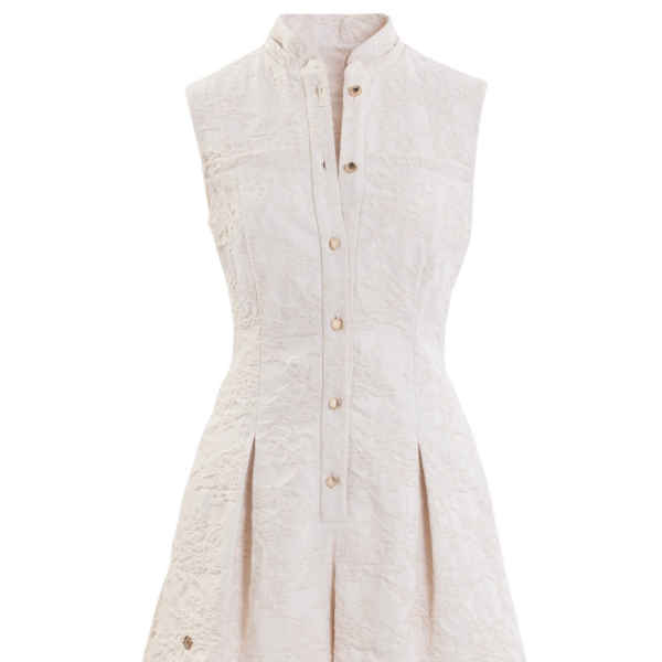 Saiid Kobeisy Jacquard Short Jumpsuit