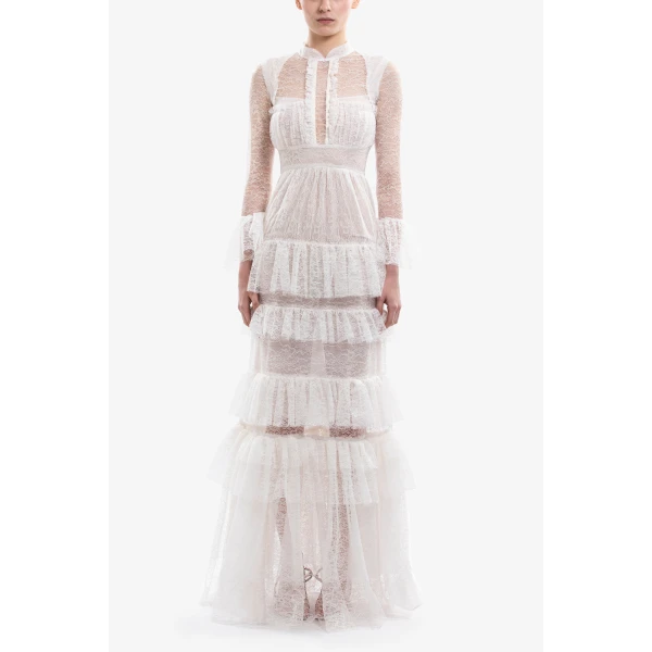 Lace Long Dress - Image 5