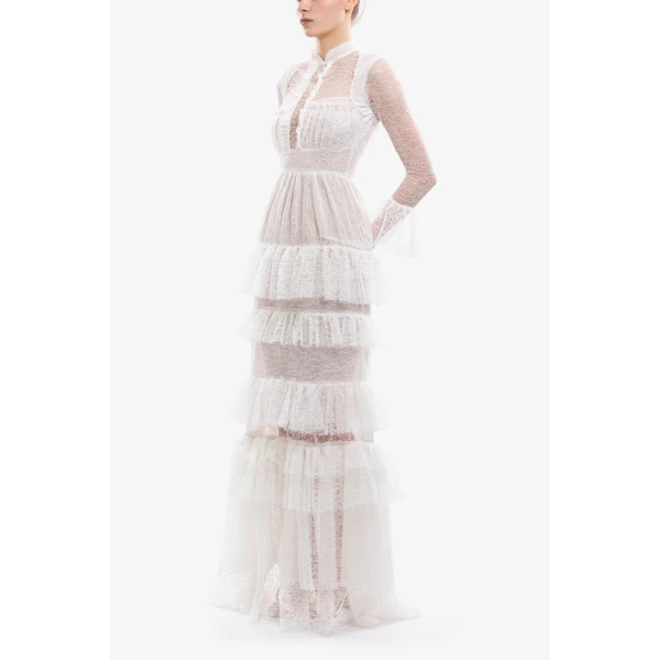 Lace Long Dress - Image 6