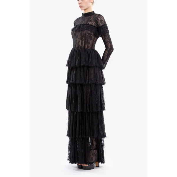 Lace Long Dress - Image 6