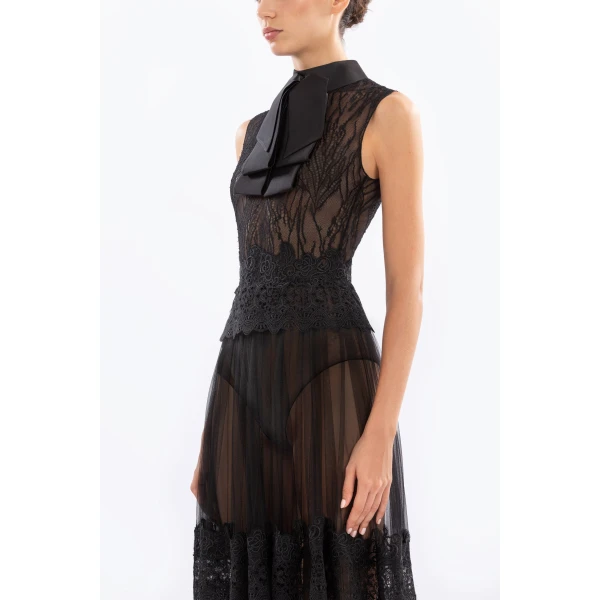 Lace Long Dress - Image 6