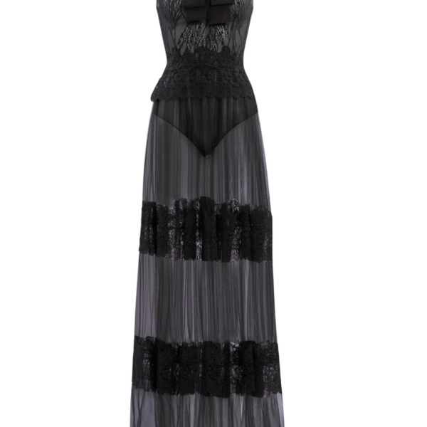 Saiid Kobeisy Lace Long Dress
