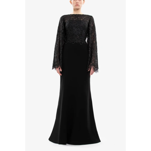 Long Guipure Dress - Image 5