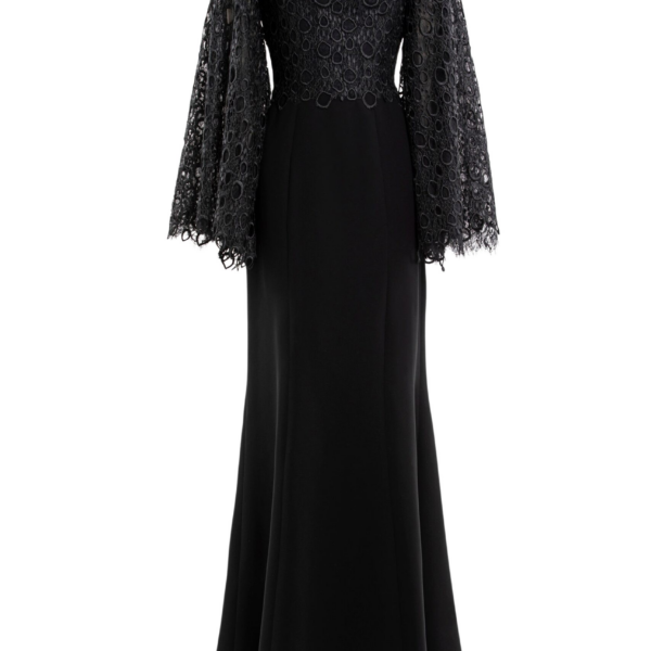 Saiid Kobeisy Long Guipure Dress