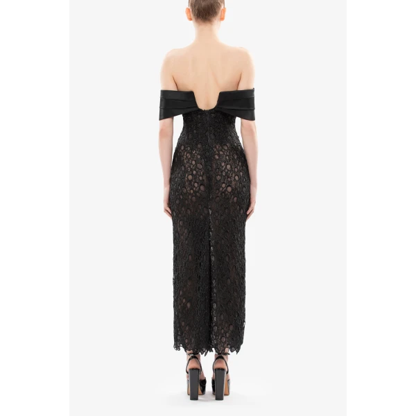 Midi Guipure Dress - Image 6