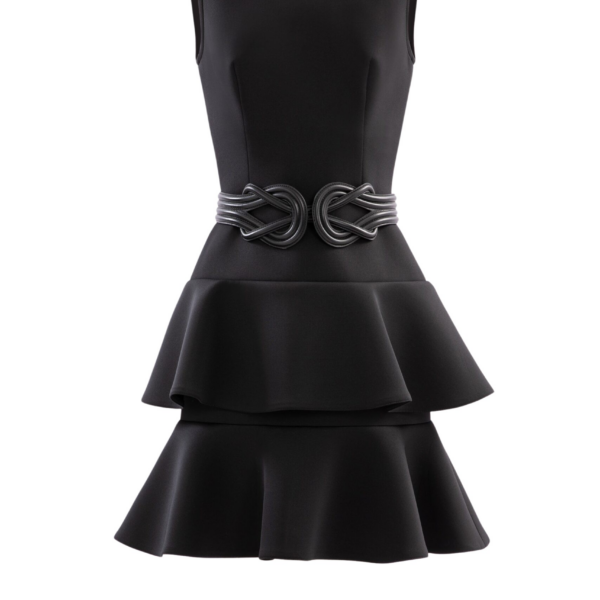 Saiid Kobeisy Midi Ruffled Dress