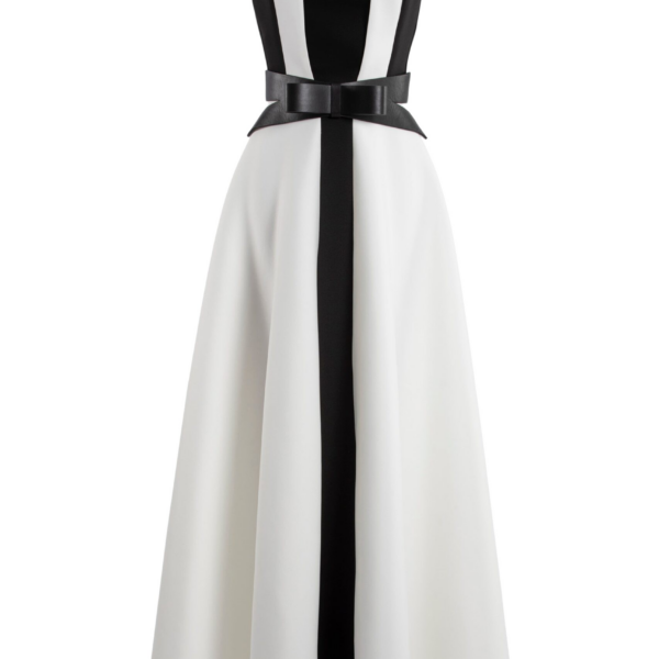 Saiid Kobeisy Neoprene Dress With Contrasting Cuts