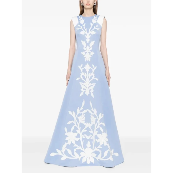 Neoprene Dress With Matching Embroidery - Image 5