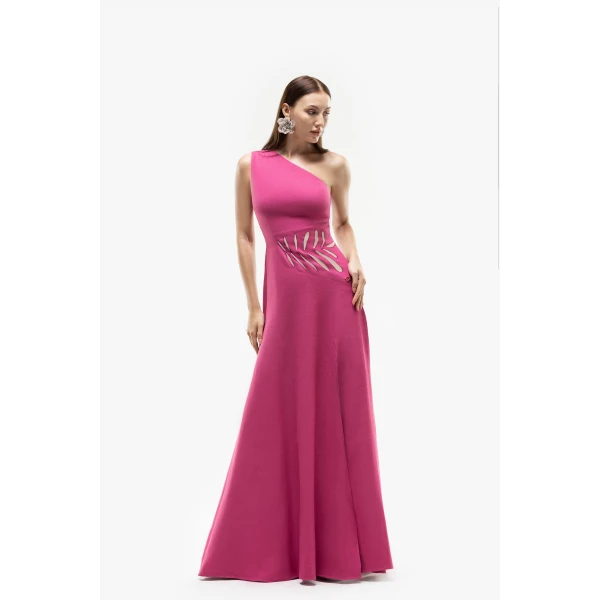 One Shoulder Cut-Out Dress - Image 5