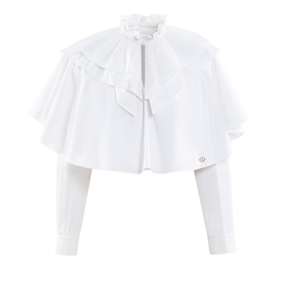 Saiid Kobeisy Poplin Chemise Top