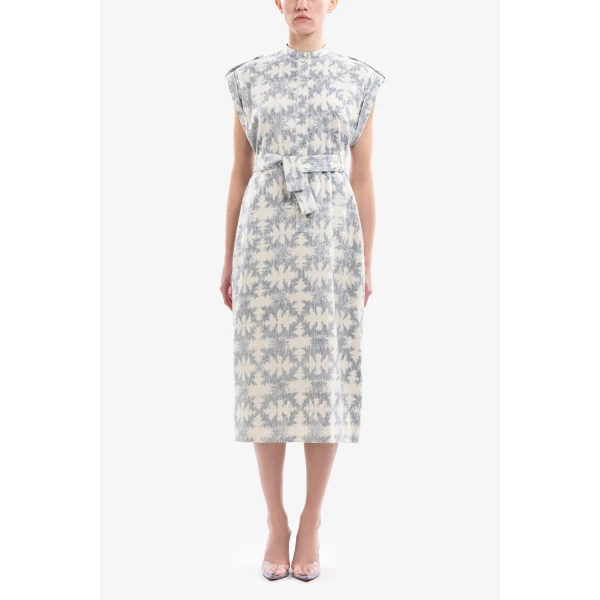 Printed Midi Dress - Image 5
