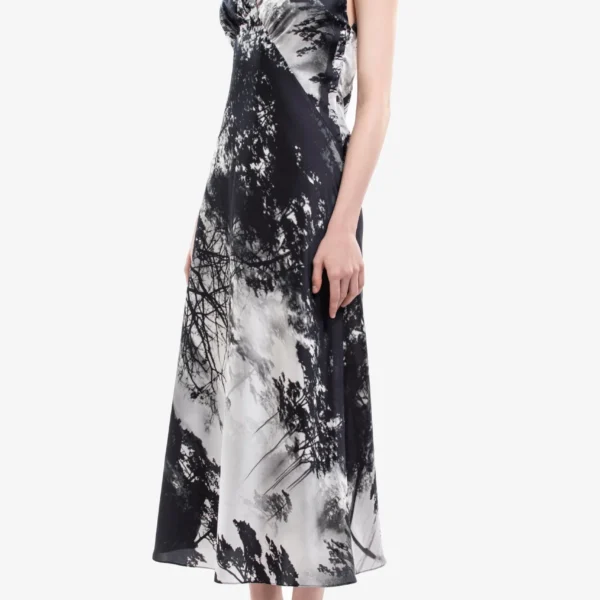Saiid Kobeisy Printed Midi Dress, view 6